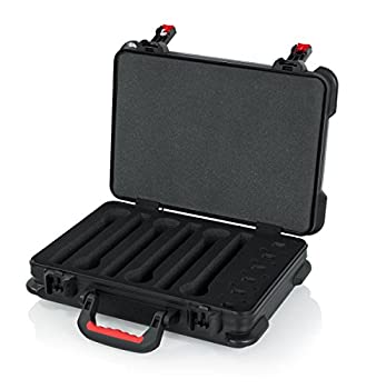 GATOR ゲーター マイクケース PE製ハードケース TSA Microphone Series TSAロック付き GTSA-MICW6 (マイク6本収納タイプ)（中古品）
