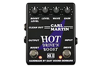Carl Martin Hot Drive'n Boost Mk2 オーバードライヴ&amp;ブースターユニット（中古品）