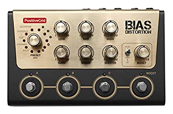 Positive Grid BIAS Distortion トーン・マッチ・ディストーション・ペダル 自分だけのカスタム・ディストーションをデザイン PGBIASDISTPRO（中古品）