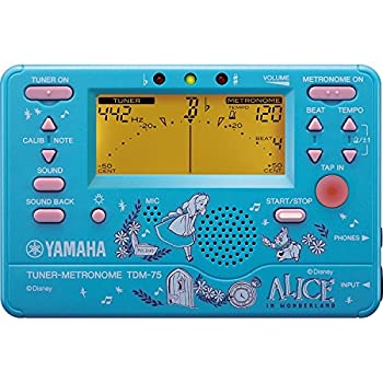 ヤマハ チューナーメトロノーム TDM-75DAL アリス（中古品）
