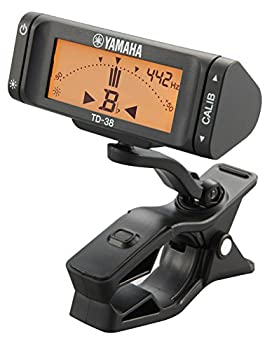 ヤマハ YAMAHA クリップオンチューナー TD-38L 超小型・軽量のクリップオンチューナー シンプルで見やすい表示とわかりやすい操作性 表示画面の（中古品）
