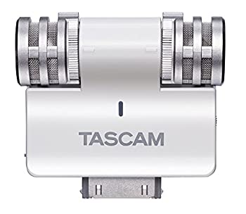 TASCAM ステレオコンデンサーマイク iPhone/iPad/iPod touch用 ホワイト iM2-W [並行輸入品]（中古品）