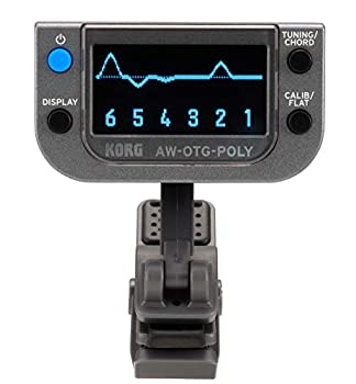 KORG 有機EL採用 ポリフォニック クリップチューナー ギター用 AW-OTG-POLY（中古品）