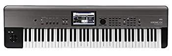 KORG キーボード シンセサイザー KROME EX クローム 73鍵 音楽制作 ステージ ライブパフォーマンス カラータッチパネル搭載（中古品）