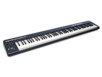 M-Audio USB MIDIキーボード 88鍵 ピアノ音源ソフト Keystation 88（中古品）