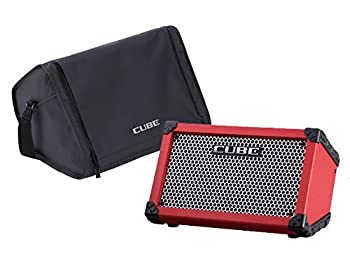 ROLAND CUBE Street RED 乾電池駆動可能ギターコンボアンプ キャリングバッグセット（中古品）