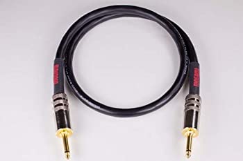 Mogami od SPK Overdriveスピーカーケーブル、1?/ 4インチTSオスプラグ、ワイドボディ、ゴールド連絡先、ストレートコネクタ 6 Foot OD SPK-06（中古品）の通販は 43,353円