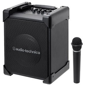 オーディオテクニカ デジタルワイヤレスアンプシステム(出力12W)【1.9GHz帯DECT準拠方式】audio-technica ATW-SP1910/MIC（中古品）の通販は 40,572円
