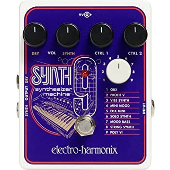 electro-harmonix エレクトロハーモニクス エフェクター シンセサイザーマシン SYNTH9 Synthesizer Machine（中古品）