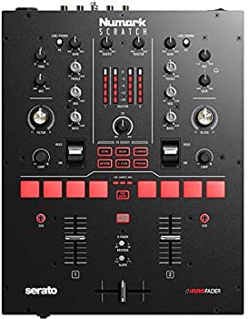 Numark 2チャンネルスクラッチミキサー Serato DJ Pro/DVSライセンス Innofaderクロスフェーダー搭載、6つのダイレクトアクセスエフェク