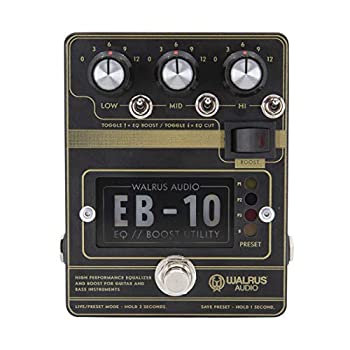 WALRUS AUDIO ウォルラスオーディオ PREAMP//EQ//BOOST WAL-EB10#B（中古品）