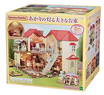 シルバニアファミリー お家 あかりの灯る大きなお家 ハ-44（中古品）の