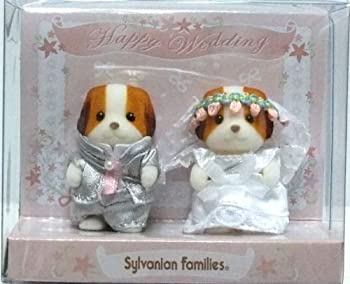 シルバニアファミリー 赤ちゃんペア ウェディング シフォンイヌ（中古品）