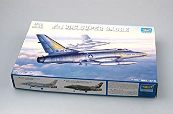 トランペッター 1/48 アメリカ空軍 F-100C スーパーセイバー プラモデル（中古品）