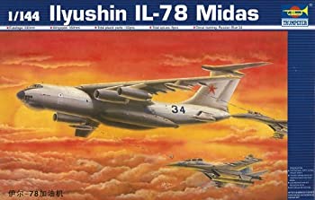 トランペッター 1/144 ロシア軍 イリューシン IL-78 空中給油機 プラモデル（中古品）