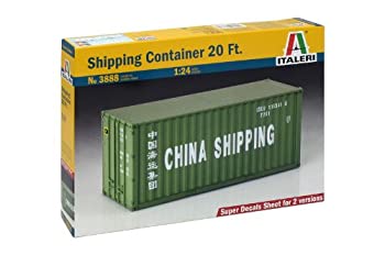 イタレリ 1/24 20フィート コンテナ プラモデル IT3888（中古品）