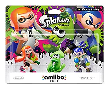 amiibo トリプルセット[ガール/イカ/ボーイ](スプラトゥーンシリーズ)（中古品）の通販は