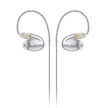 Beat-in ハイブリッドイヤホン HYBRID シルバー ハイレゾ音源対応 カナル型 MMCX 高音質 BI10112（中古品）