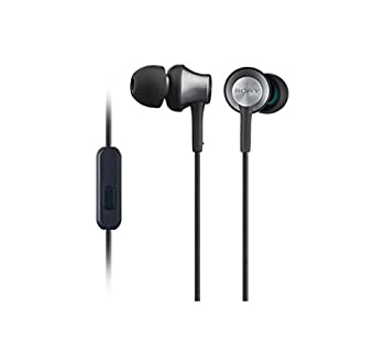 ソニー SONY イヤホン MDR-EX650AP : カナル型 真鍮製ハウジング マイク付 ブラスブラック MDREX650AP BQ（中古品）