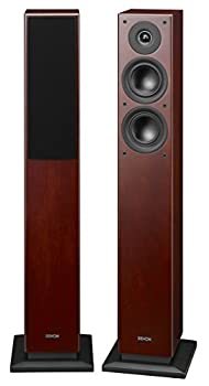 DENON トールボーイスピーカー (1台) 木目 SC-T37-M（中古品）
