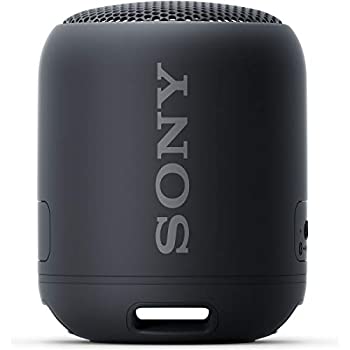 ソニー SONY ワイヤレスポータブルスピーカー SRS-XB12 : 防水 / 防塵 / Bluetooth対応 / 重低音モデル 軽量 コンパクト 2019年モデル ブラッ（中古品）