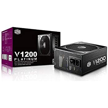 Cooler Master V1200 Platinum 1200W PC電源ユニット 80PLUS PLATINUM  PS443 RSC00-AFBAG1-JP（中古品）の通販は