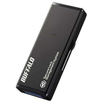 BUFFALO ハードウェア暗号化機能搭載 管理ツール対応 USB3.0 セキュリティーUSBメモリー 16GB RUF3-HS16G（中古品）