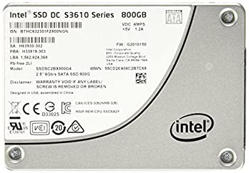 Intel DC S3610シリーズ Haleyville 800GB SSDSC2BX800G401（中古品）