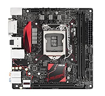 ASUSTeK Intel B150搭載 第6世代インテルプロセッサー対応 B150I PRO GAMING AURA Wi-Fi非対応【Mini-ITX】（中古品）