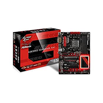 ASRock AMD B350チップセット搭載 ATXマザーボード AB350 Gaming K4（中古品）