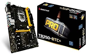 BIOSTAR LGA 1151対応 Intel B250 チップセット搭載 ATX マザーボード TB250-BTC+（中古品）