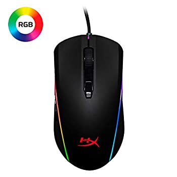 Final Fantasy XIV推奨ギア キングストン HyperX RGB ゲーミングマウス Pulsefire Surge HX-MC002B ゲーマー向け 光学式 DPI調整可 Omron製スイ（中古品）
