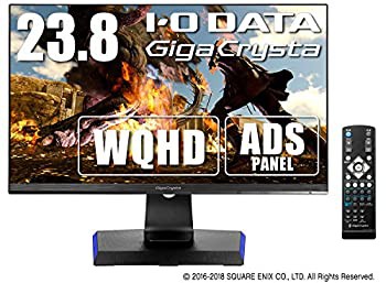 I-O DATA ゲーミングモニター 23.8インチ GigaCrysta RPG向き WQHD ADS HDMI×3 DP×1 リモコン付 高さ調整  回転 EX-LDGCQ241DB（中古品｜au PAY マーケット