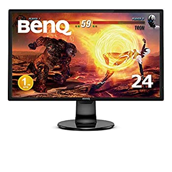 BenQ ゲーミングモニター ディスプレイ GL2460BH 24インチ/フルHD/TN/1ms/75Hz/輝度自動調整/ブルーライト軽減/HDMI/D-sub/DVI/スピーカー付き（中古品）