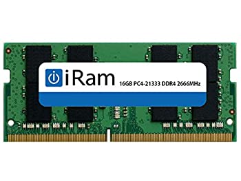 iRam Technology IR16GSO2666D4 iMac(Early2019 27インチ) 増設メモリ 16GB DDR4/2666 260pin SO-DIMM（中古品）