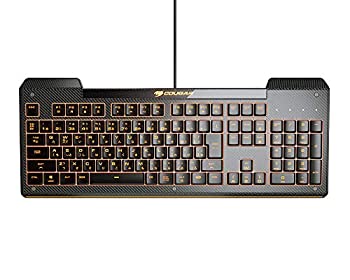 COUGAR ゲーミングキーボード AURORA LEDバックライト メンブレンスイッチ採用 モダンデザイン CGR-AURORA（中古品）の通販は
