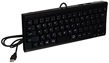 PFU Happy Hacking Keyboard Lite2 日本語配列かな印字なし USBキーボード ブラック PD-KB220B/U（中古品）