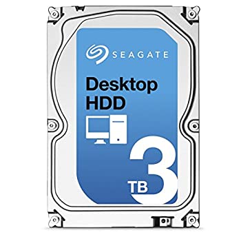 Seagate シーゲイト 内蔵ハードディスク Desktop HDD 3TB ( 3.5 インチ / SATA 6Gb/s / 7200rpm / 64MB ) 正規輸入品 ST3000DM001（中古品）