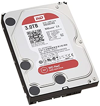 Western Digital HDD 内蔵ハードディスク 3.5インチ 3TB WD Red NAS用 WD30EFRX 5400rpm（中古品）