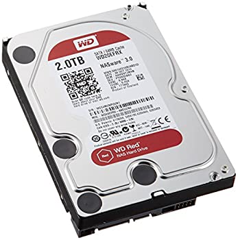 WD HDD 内蔵ハードディスク 3.5インチ 2TB WD Red NAS用 WD20EFRX SATA3.0 5400rpm（中古品）