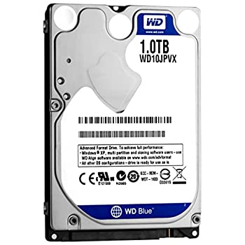 WD HDD 内蔵ハードディスク 2.5インチ 1TB WD Blue WD10JPVX SATA3.0 5400rpm 8MB 9.5mm PS4動作検証済み（中古品）