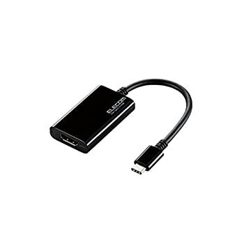 エレコム USB-C変換アダプタ C-HDMI ブラック AD-CHDMIBK（中古品）の通販は