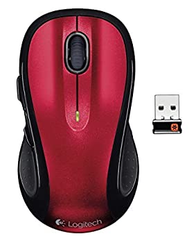 Logitech Wireless Mouse M510 - Red (910-004554)（中古品）