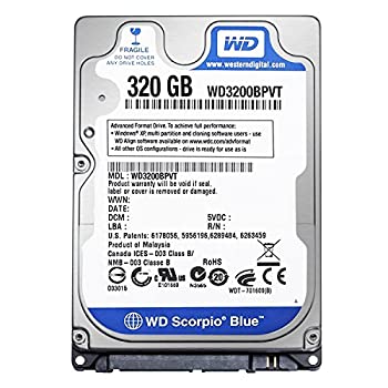 Western Digital WD WD3200BPVT 2.5インチ 320GB ハードディスク ドライブ SATA メーカーリファブ品（中古品）の通販は