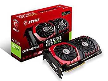 MSI GeForce GTX 1070 GAMING X 8G 『Twin Frozr VI/OCモデル』 グラフィックスボード VD6072（中古品）