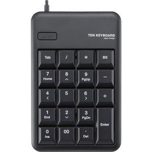 エレコム USB接続 テンキーパッド メンブレン ブラック TK-TCM011BK／RS 1個 〔×5セット〕（中古品）の通販は 8,180円