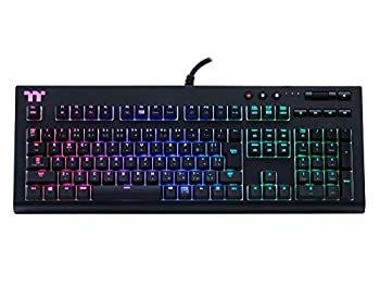 Thermaltake TT PREMIUM X1 RGB CherryMX Blue -日本語キーボード- ゲーミングキーボード KB430 KB-TPX-BLBRJP-01（中古品）