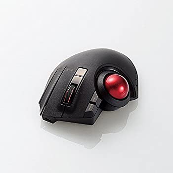 エレコム トラックボールマウス/親指/8ボタン/有線/無線/Bluetooth/ブラック（中古品）の通販は