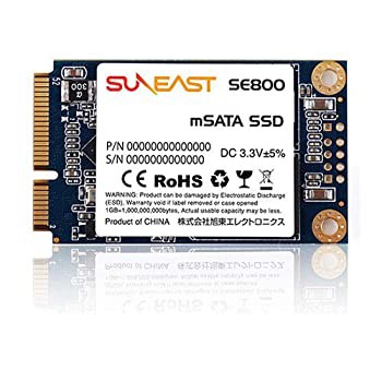 SUNEAST ( サンイースト ) 512GB 内蔵SSD SE800 mSATA SSD SATA 6Gb/s 3D TLC SE800-m512GB（中古品）