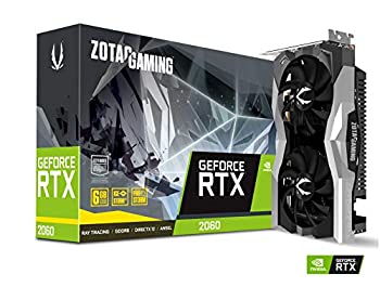 ZOTAC GAMING GeForce RTX 2060 Twin Fan グラフィックスボード VD6860 ZTRTX2060-6GGDR6TWIN ZTRTX2060-6GGDR6TWIN/ZT-T20600F-10M（中古品）